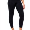Zobha Womens Leggings Fitted Activewear French Roast Black-0