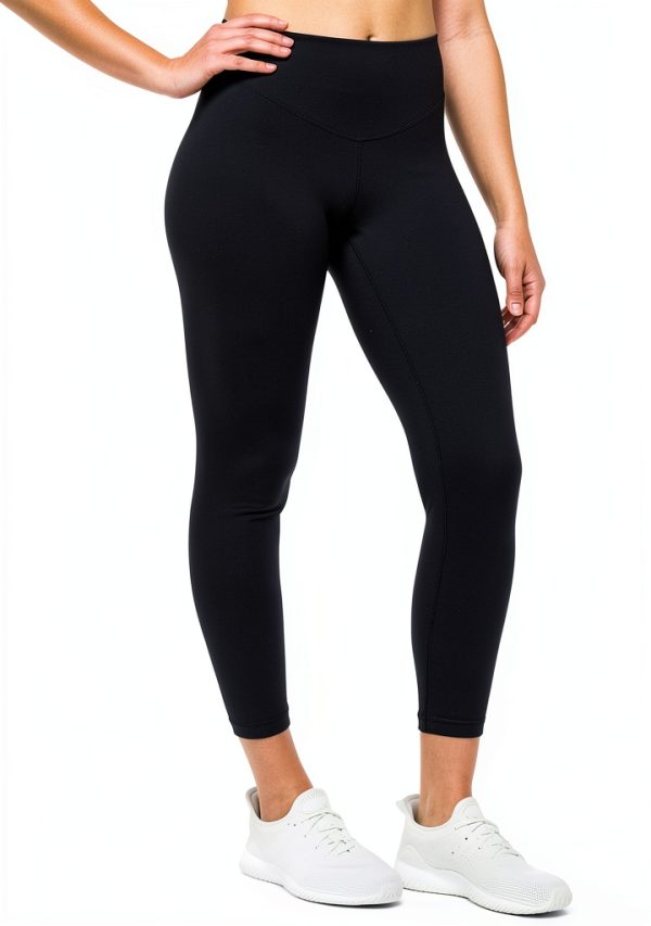 Zobha Womens Leggings Fitted Activewear French Roast Black-0