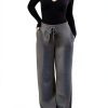Pinspark Womens Sweatpants Buttery Soft Wide Leg Comfort-1