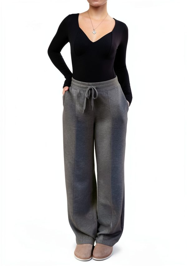 Pinspark Womens Sweatpants Buttery Soft Wide Leg Comfort-1