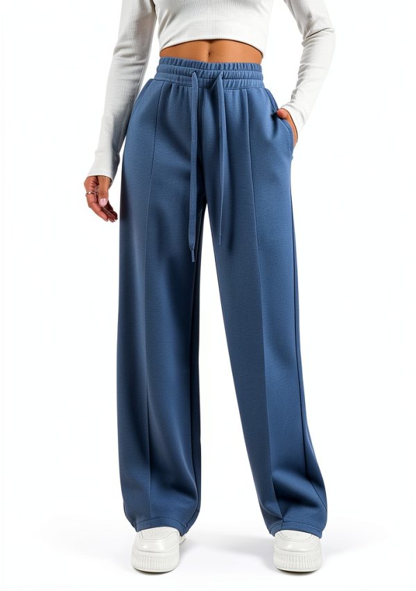Pinspark Womens Sweatpants Buttery Soft Wide Leg Comfort-2