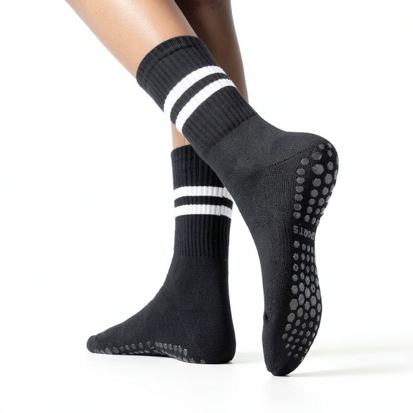 Non Slip Yoga Socks Women Gripper Athletic Socks 6-9-5