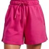 RS107 Womens French Terry Sweat Shorts High Rise Pockets-0