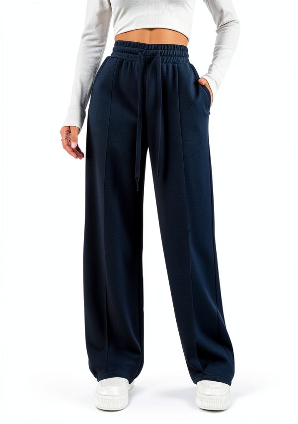 Pinspark Womens Sweatpants Buttery Soft Wide Leg Design-2