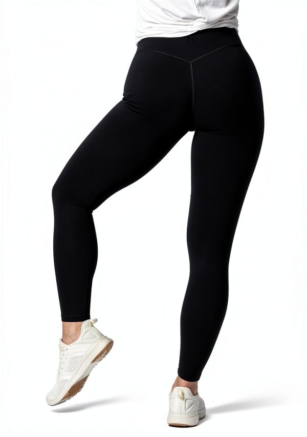 Womens High Waisted Yoga Leggings Soft Stretch Glute-5