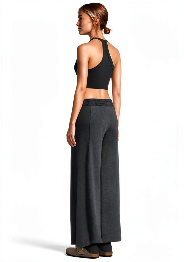 Free People Womens Sweatpants Breathable Comfort Black-2