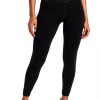Women's Leggings Mid-Weight Compression Jersey Washed Black-0