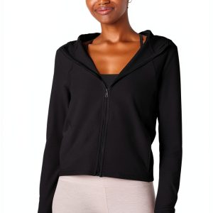 Beyond Yoga Hoodie Womens Spacedye High Energy Zip Up-0