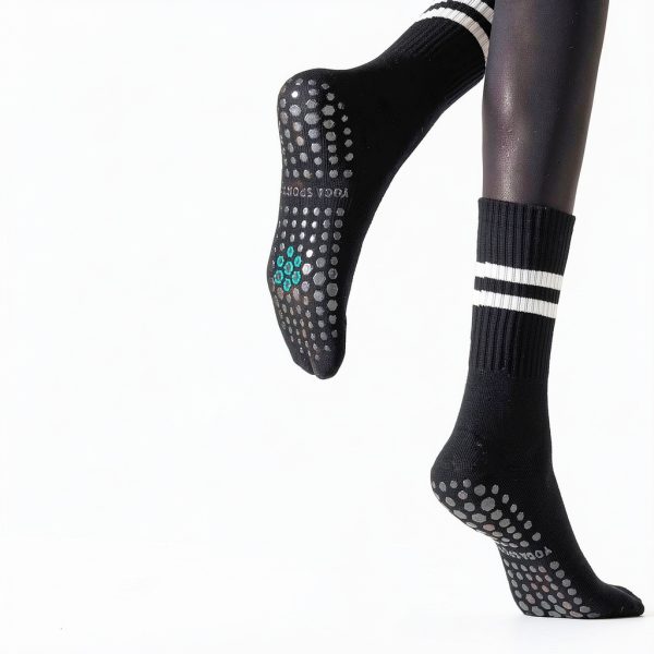 Non Slip Yoga Socks Women Gripper Athletic Socks 6-9-2