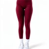 Womens High Waist Yoga Leggings Soft Stretch No Front Seam-3
