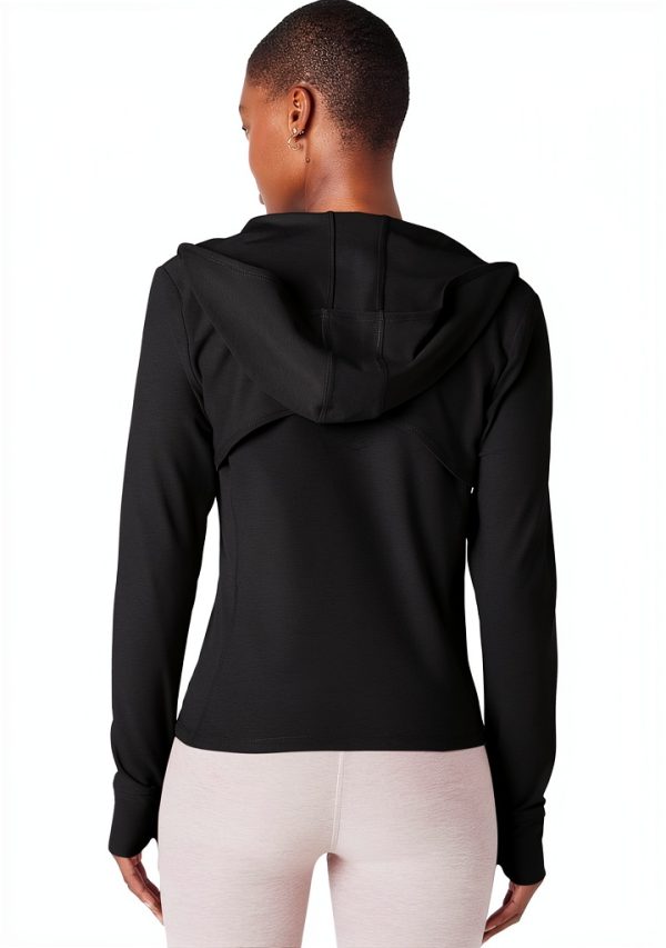 Beyond Yoga Hoodie Womens Spacedye High Energy Zip Up-2