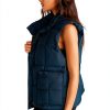 Blue Gem Womens Activewear Vest Zip Front Pockets-1