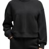 Smoofit Womens Half Zip Sweatshirt Soft Stretch Casual-1