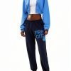 Moonshrooms Blues Womens Sweatpants Lightweight French Terry-4