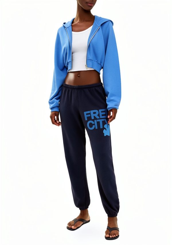 Moonshrooms Blues Womens Sweatpants Lightweight French Terry-4