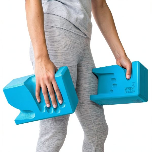 WRIST BUDDY Yoga Blocks Ergonomic EVA Foam Grip Support-5