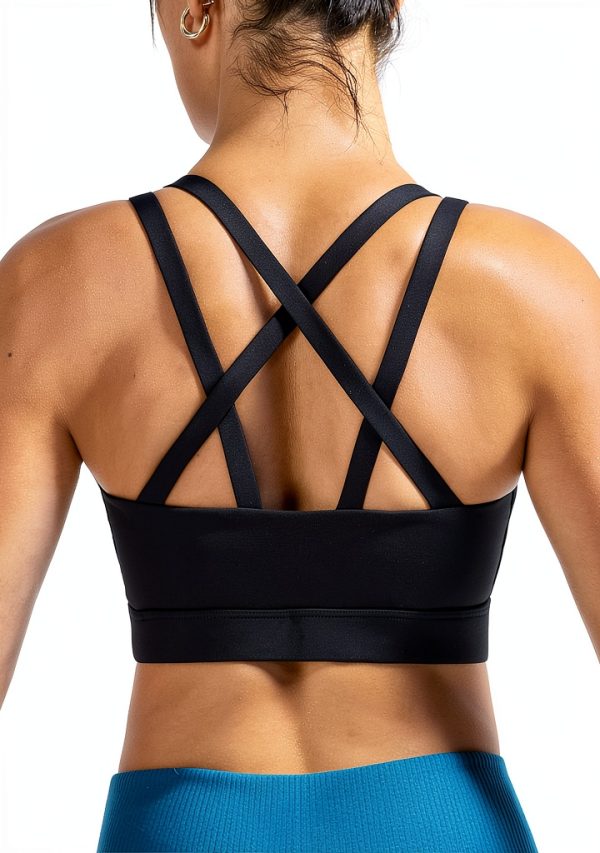 RUNNING GIRL Sports Bra Women High Support Moisture Wicking-0