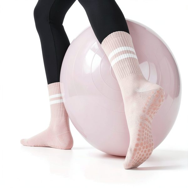 Non Slip Yoga Socks Women Gripper Athletic Socks 6-9-5