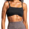 Womens Sports Bra Removable Padding Nylon Spandex Support-0