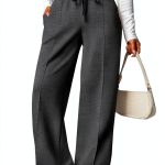 Pinspark Womens Sweatpants Buttery Soft Wide Leg Comfort-0