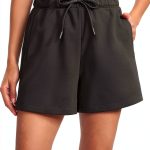 RS107 Womens Athletic Shorts French Terry High Rise-0