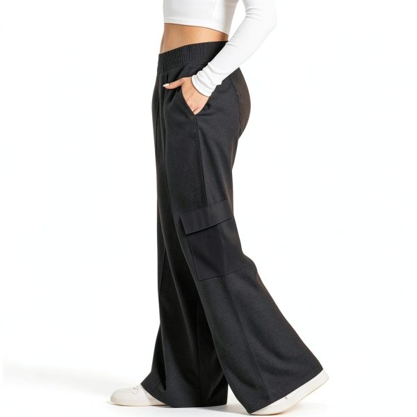 GOHRSHA Womens Cargo Sweatpants High Waist Wide Leg-7