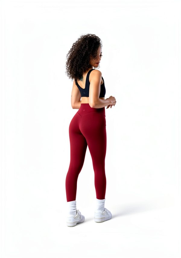 Womens High Waist Yoga Leggings Soft Stretch No Front Seam-1