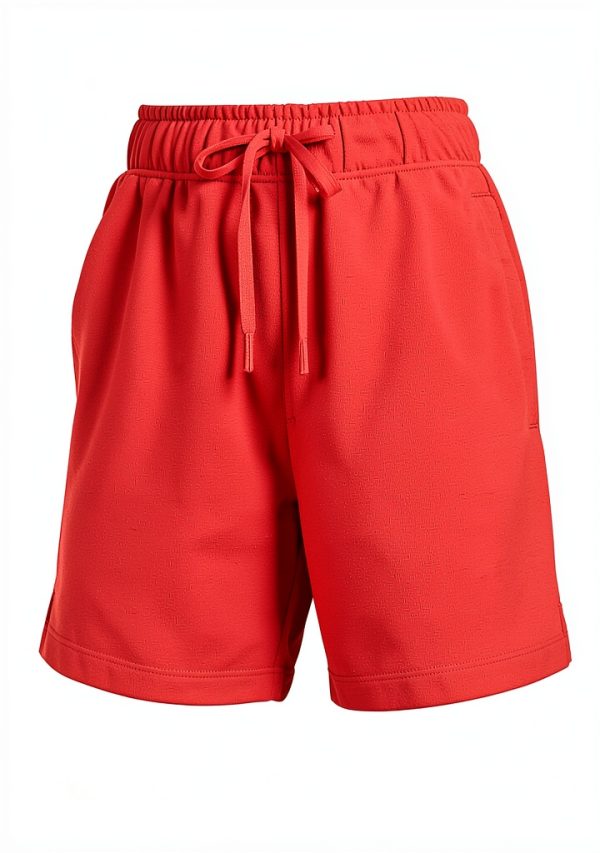 RS107 Womens Athletic Shorts French Terry High Rise-2