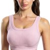 H208 Womens Sports Bra Lyocell Ribbed Medium Support-0
