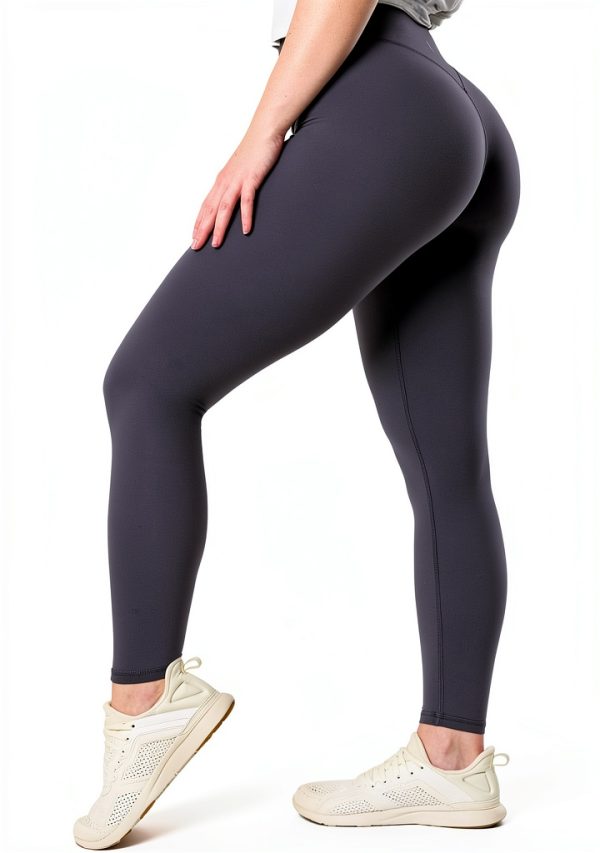 Womens High Waist Leggings Soft Stretch Glute Contouring-0