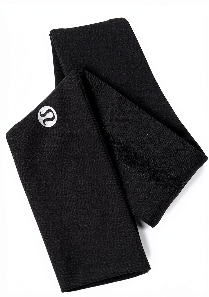 Lululemon headband in use during a workout