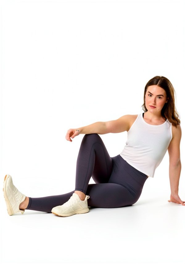 Womens High Waist Leggings Soft Stretch Glute Contouring-3