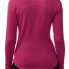 Womens Thermal Underwear Tops Fleece Mock Turtleneck Long-1