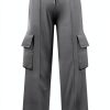 GOHRSHA Womens Cargo Sweatpants High Waist Wide Leg-5