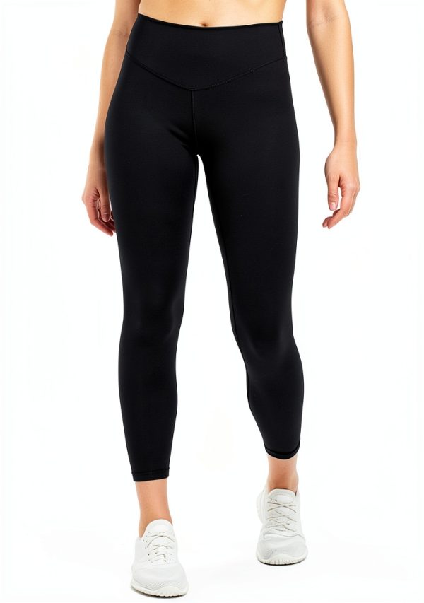Zobha Womens Leggings Fitted Activewear French Roast Black-1