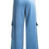 GOHRSHA Womens Cargo Sweatpants High Waist Wide Leg-5