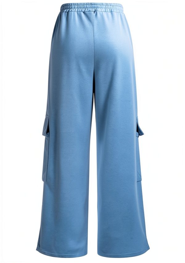 GOHRSHA Womens Cargo Sweatpants High Waist Wide Leg-5