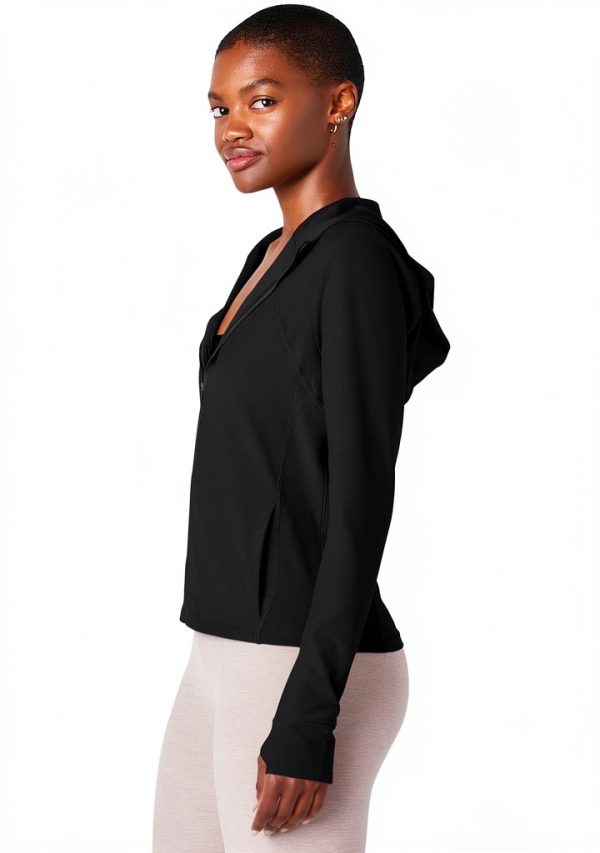 Beyond Yoga Hoodie Womens Spacedye High Energy Zip Up-1