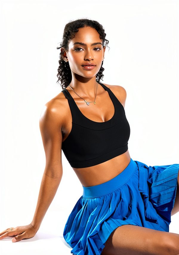 RUNNING GIRL Sports Bra Women High Support Moisture Wicking-3
