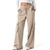 GOHRSHA Womens Cargo Sweatpants High Waist Wide Leg-1