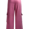 GOHRSHA Womens Cargo Sweatpants High Waist Wide Leg-4