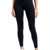 Women's Leggings Mid-Weight Compression Jersey Washed Black-1