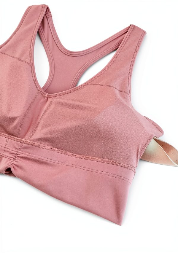 H202 Womens Sports Bra Medium Support Racerback Design-4