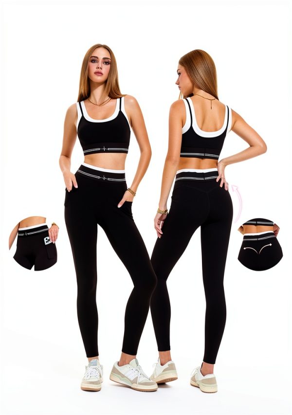 Airfree Womens Workout Set 4-Way Stretch Seamless Bra-1
