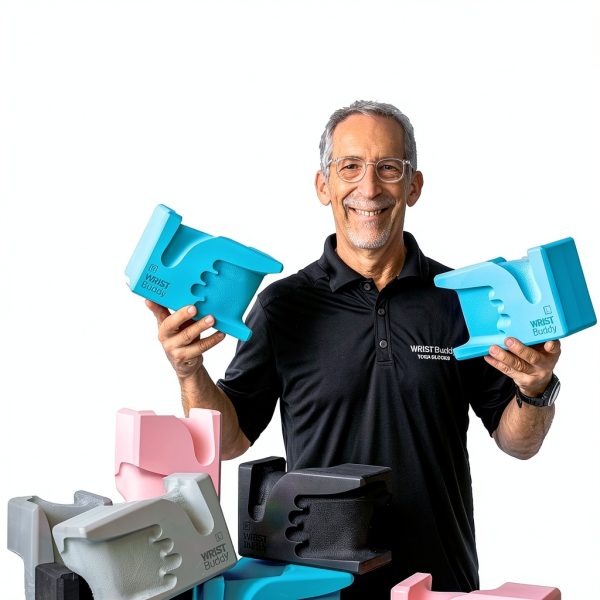 WRIST BUDDY Yoga Blocks Ergonomic EVA Foam Grip Support-9