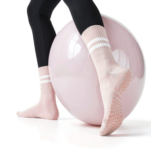 Non Slip Yoga Socks Women Gripper Athletic Socks 6-9-4