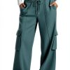 GOHRSHA Womens Cargo Sweatpants High Waist Wide Leg-0