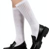 Women Slouchy Socks Polyester Spandex Stretch Calf Crew-5