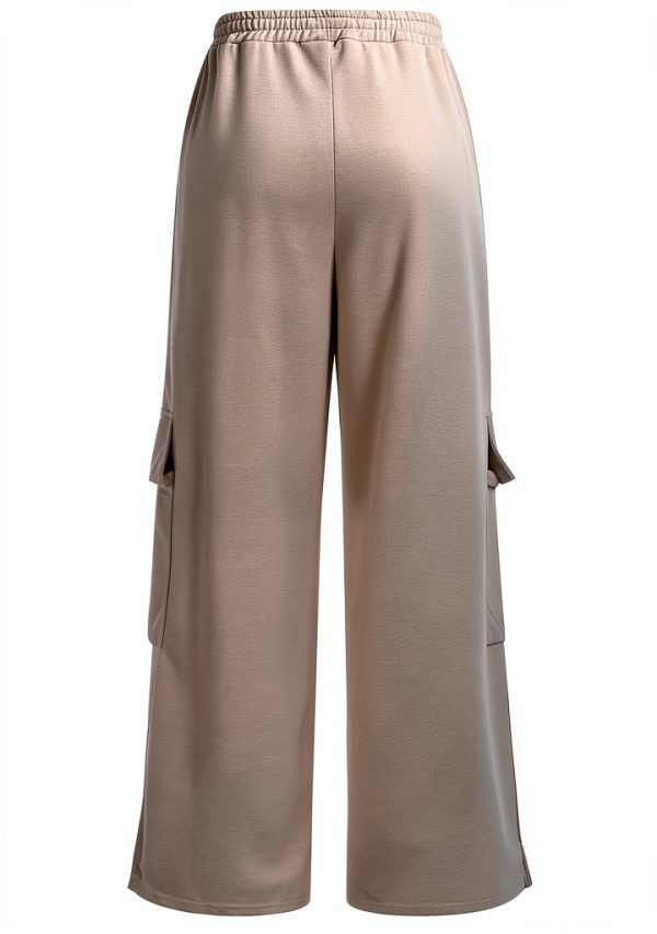GOHRSHA Womens Cargo Sweatpants High Waist Wide Leg-5
