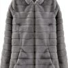 Sail to Sable Womens Fleece Jacket Soft Warm Winter Wear-4